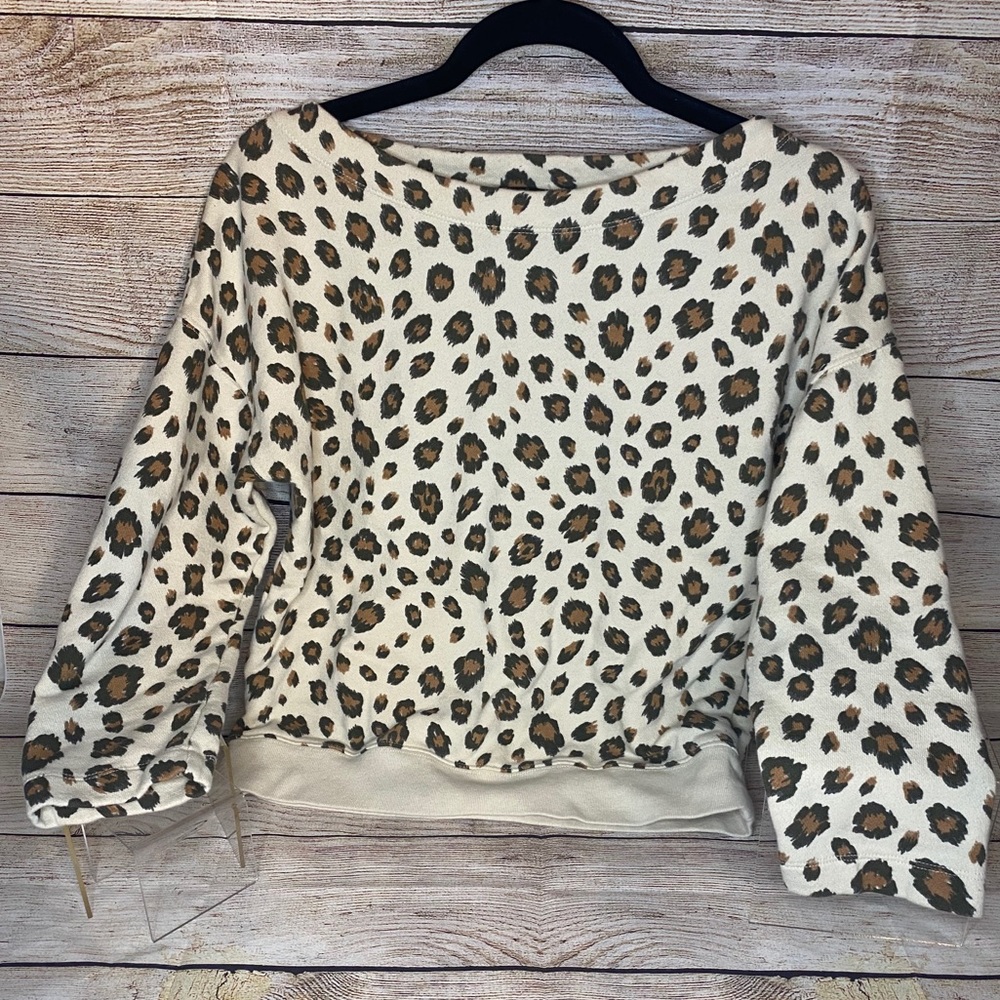 J Crew leopard top